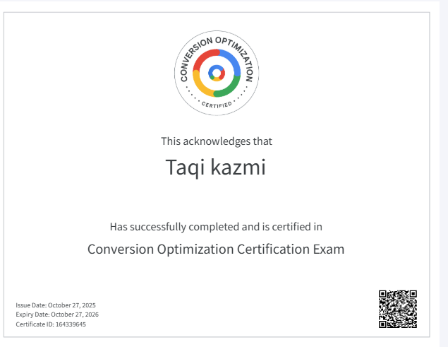 Conversion Optimization