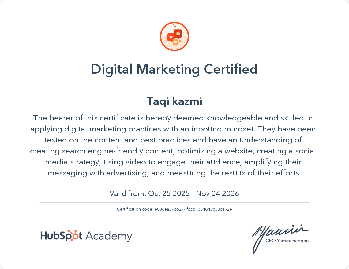 HubSpot Digital Marketing